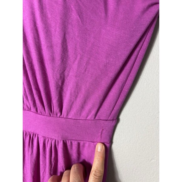 Soma Soft Jersey Crossover Halter built in bra lounge Maxi Bra Dress XXL - Picture 3 of 16